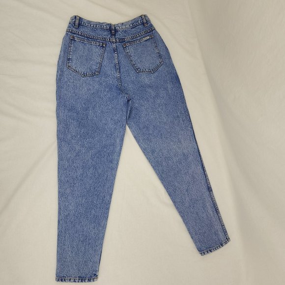 VINTAGE Bill Blass High Rise Relaxed Fit Mom Jeans Size 14 100% Cotton Exc. Cond - Picture 8 of 16
